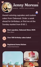 Sweet Jen's Bakes card